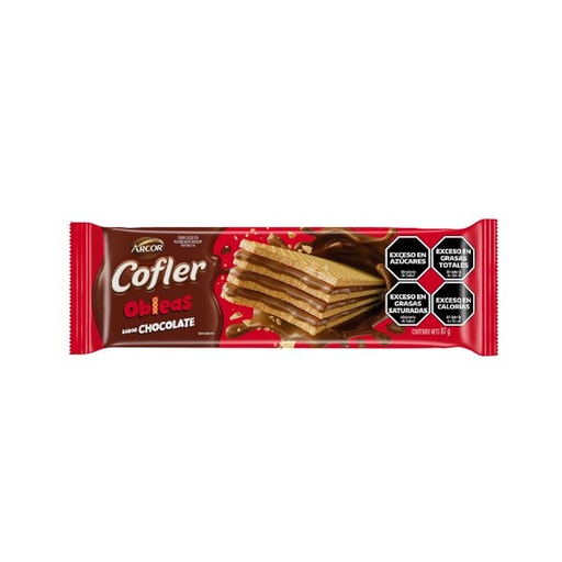 [14382] OBLEA COFLER CHOCOLATE X87G