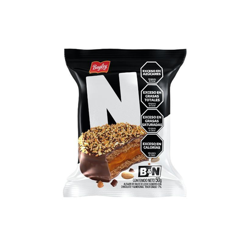[3118] ALFAJOR BAGLEY B&N NEGRO X 50G